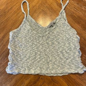Blue/Green cropped tank top